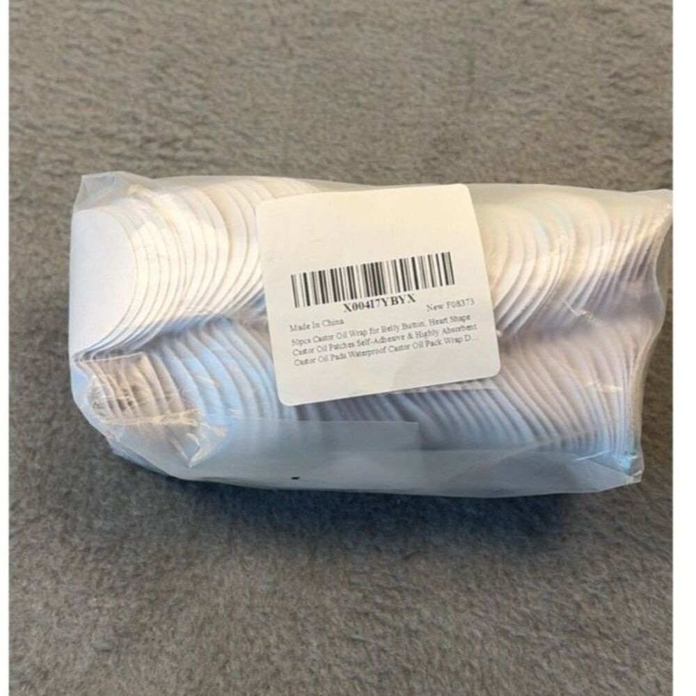 50pcs Castor Oil Wrap for Belly Button
